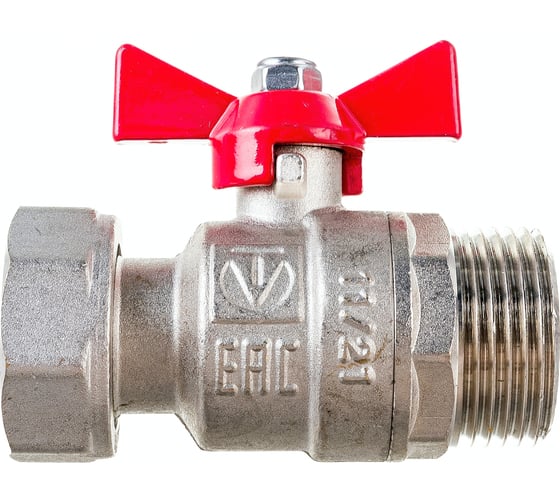 Изображение товара Шаровой кран VALTEC с накидной гайкой, 1 внутренняя-наружная VT.260.N.0606