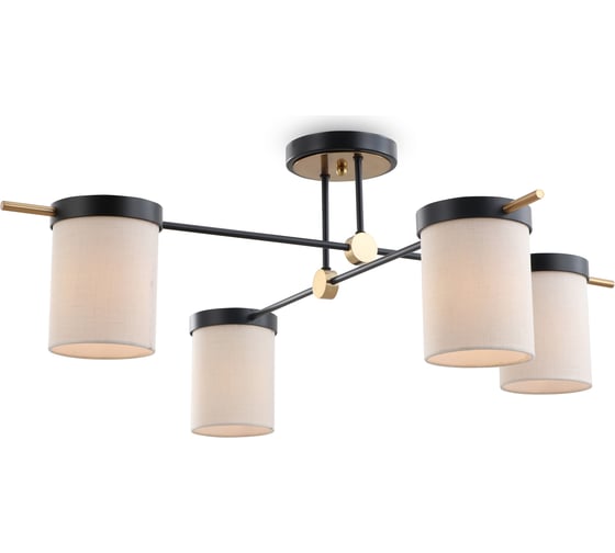 Изображение товара Потолочный светильник Freya bogy 4хe14x40w металл черный FR5377CL-04B