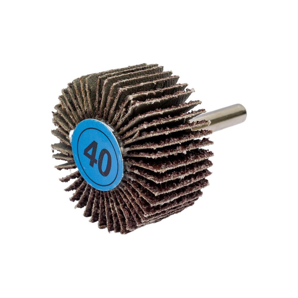 Изображение товара Круг лепестковый с оправой 40x20x6 мм NC40 5 шт для шлифовки полировки