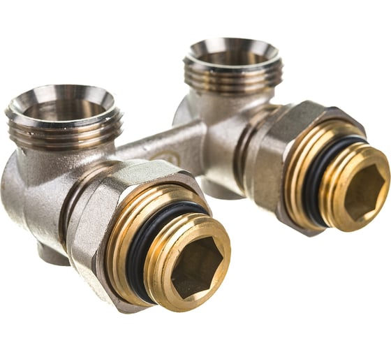 Изображение товара Узел запорно-присоединительный KROMWELL EUROS для нижнего подключения радиаторов угловой EU.ST6014045 12_k