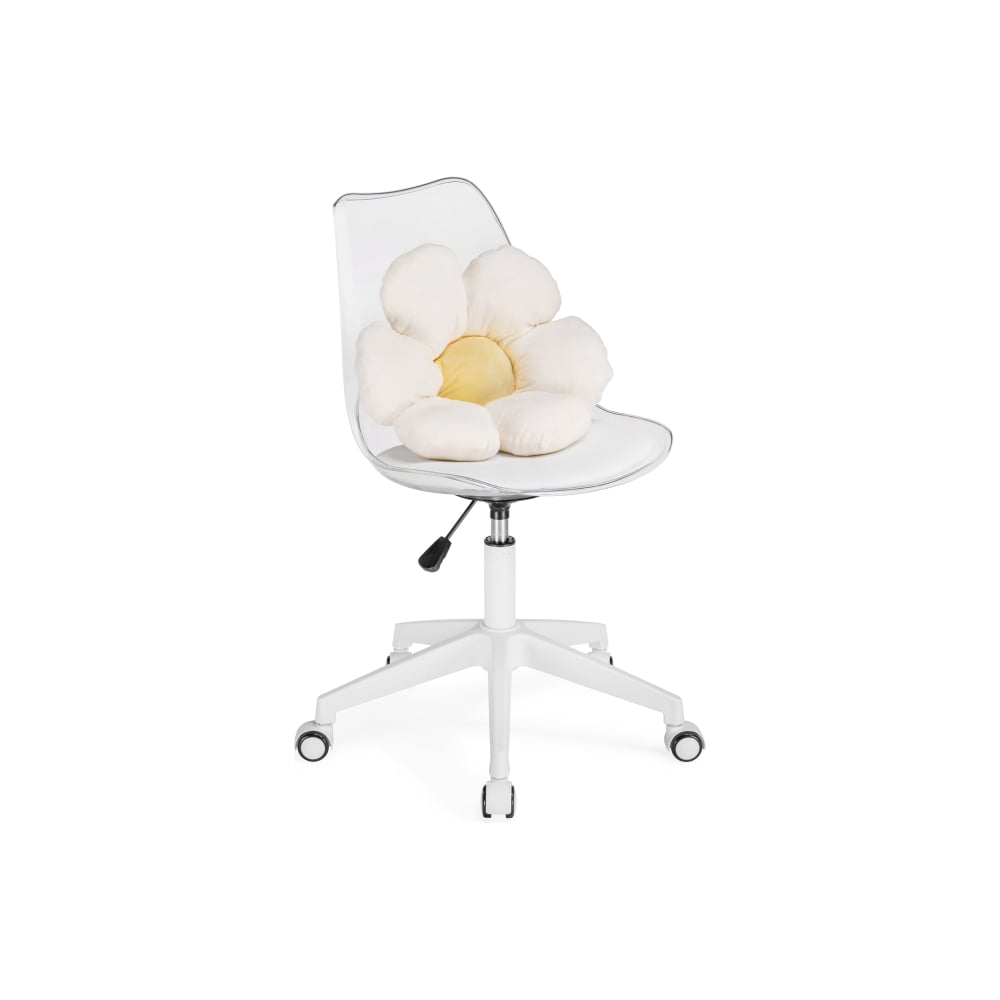 Стул с подушкой Woodville kolin clear/white 15642