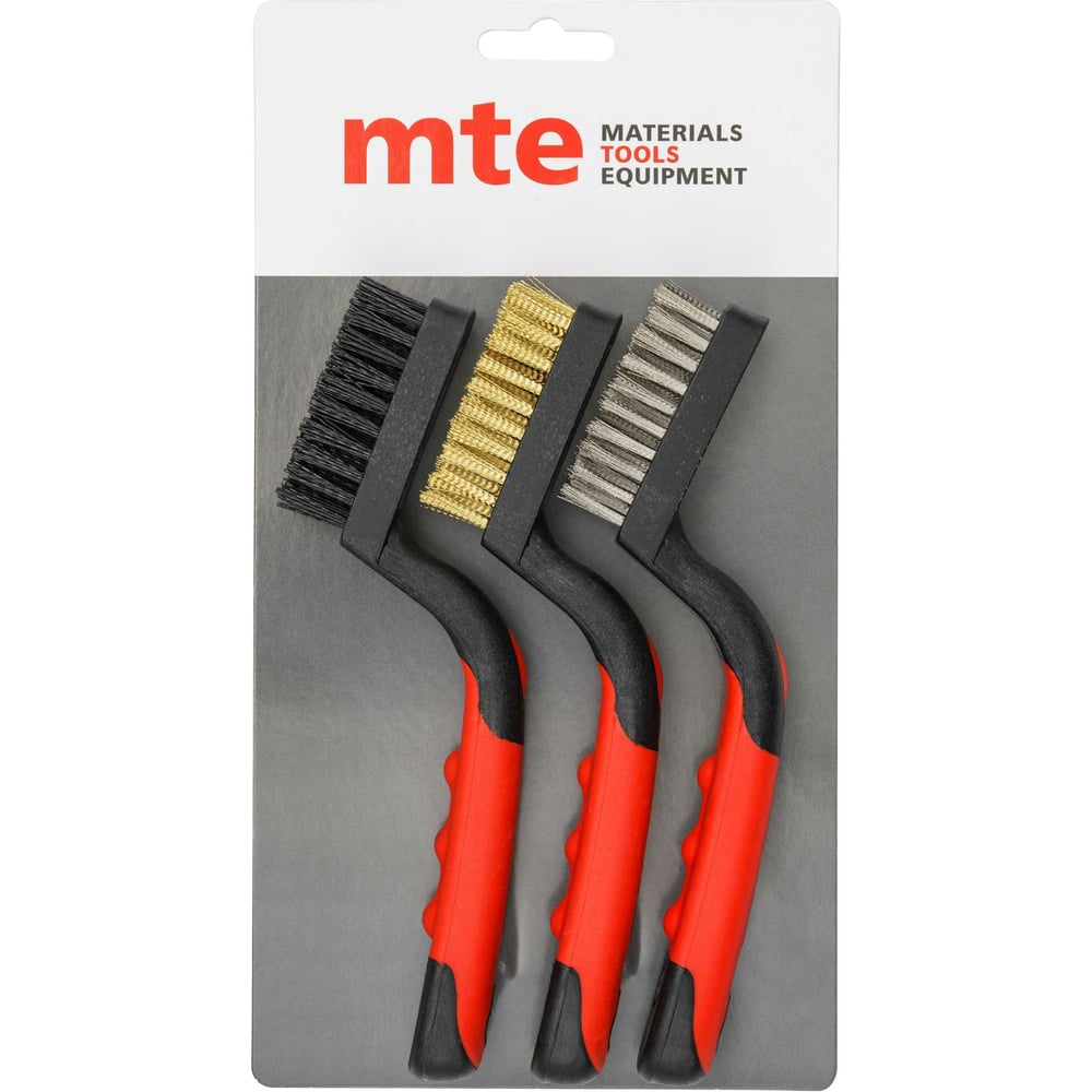 Изображение товара Набор щеток мини MTE 3 предмета для чистки и обслуживания