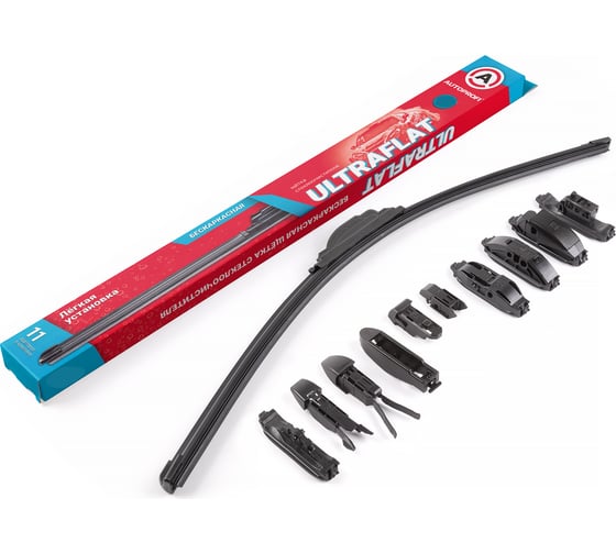 Изображение товара Щётка стеклоочистителя AUTOPROFI бескаркасная, 11 адаптеров, размер 400 мм ULF-16