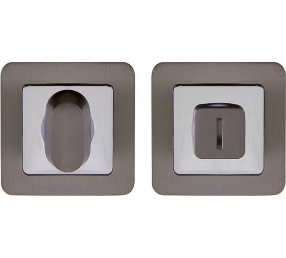 Изображение товара Поворотная ручка PUNTO BK6 QR GR/CP-23 графит/хром 34707