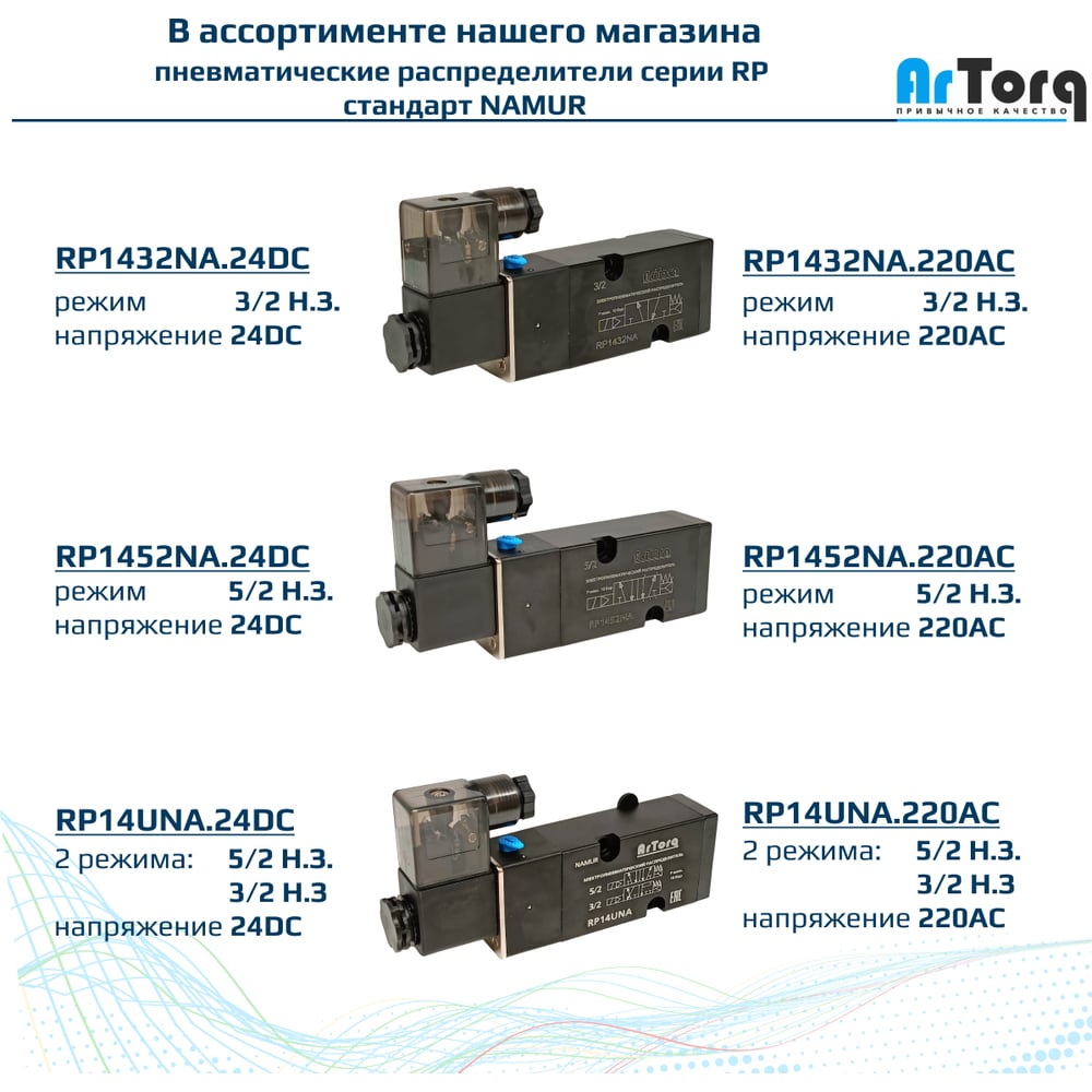 Изображение товара Пневматический распределитель 3/2 Н.З. ArTorq NAMUR G 1/4" IP65 профессиональный
