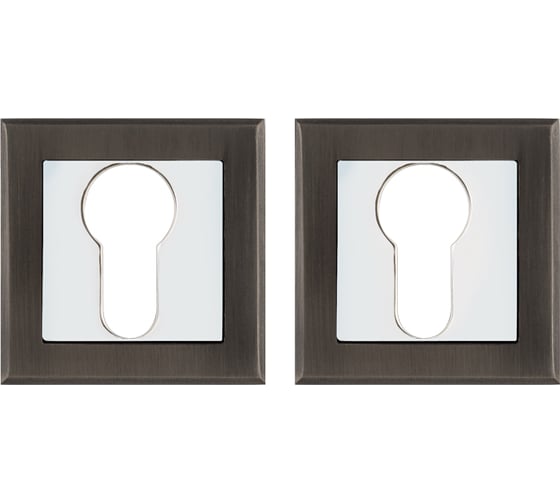 Изображение товара Накладка под цилиндр PUNTO ET QL GR/CP-23 графит/хром 36999