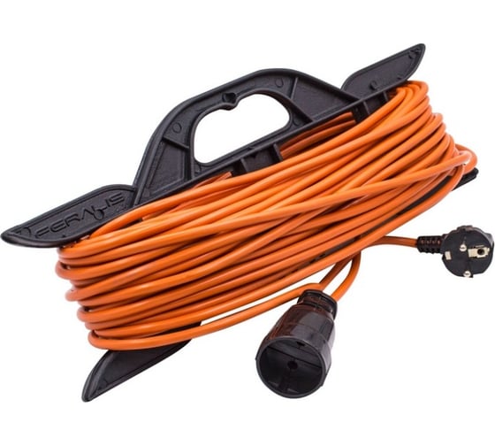 Изображение товара Силовой удлинитель Very на каркасе, 1 розетка, ПВС 2x1,5мм², 16А, 3,5кВт, б/з, 20м , (шт.) 89-0-077