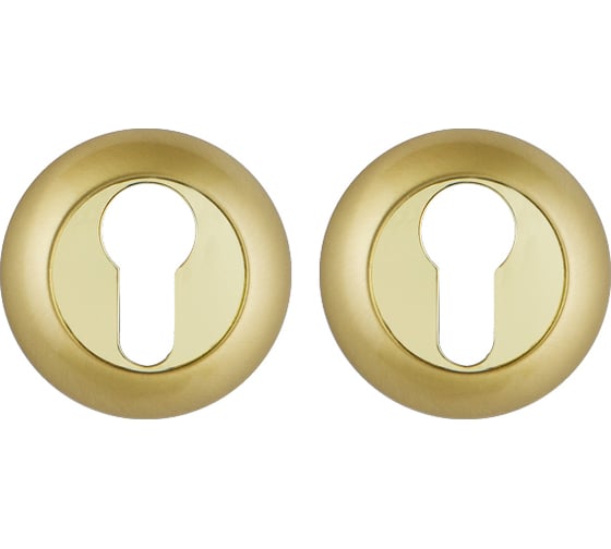 Изображение товара Накладка под цилиндр PUNTO ET TL SG/GP-4 матовое золото/золото 33135