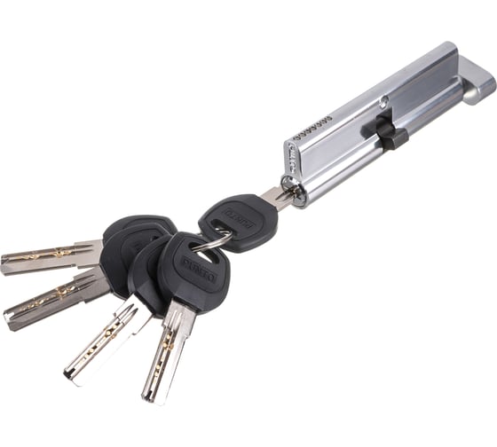 Изображение товара Цилиндровый механизм с вертушкой PUNTO A202/100 mm 45+10+45 SN мат. никель 5 кл. 33941