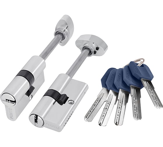 Изображение товара Цилиндровый механизм со штоком PUNTO Z407/75 mm 40+10+25 CP хром 5 кл. 37809