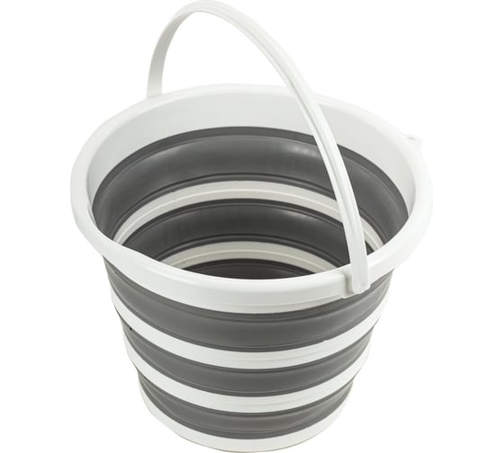 Изображение товара Складное силиконовое ведро для дома, дачи и авто LAIMA home круглое, 10 л, d=32 см 608668
