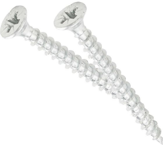 Изображение товара Универсальный саморез по дереву Гвозdeck HR потайной, 4.5х45 мм, цинк, Pz, промышленная упаковка 4500 шт 20124545WHPZHR9