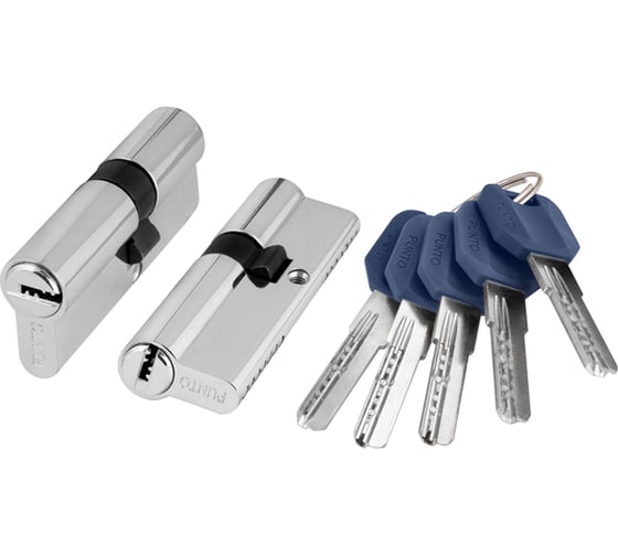 Изображение товара Цилиндровый механизм PUNTO Z400/90 mm 40+10+40 CP хром 5 кл. 35255