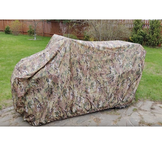 Изображение товара Чехол на квадроцикл AutoXL X255 камуфляж, тент защитный, оксфорд X255-LEO Camo