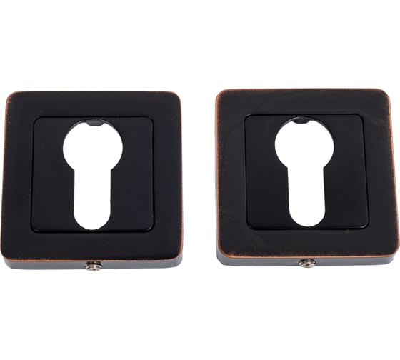 Изображение товара Накладка под цилиндр PUNTO ET QR ABL-28 темная медь 40057