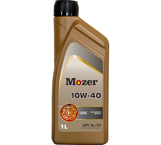 Изображение товара Масло моторное MOZER Luxe SAE 10w-40 API SL/CF(полусинтетика), канистра 1л 4636854