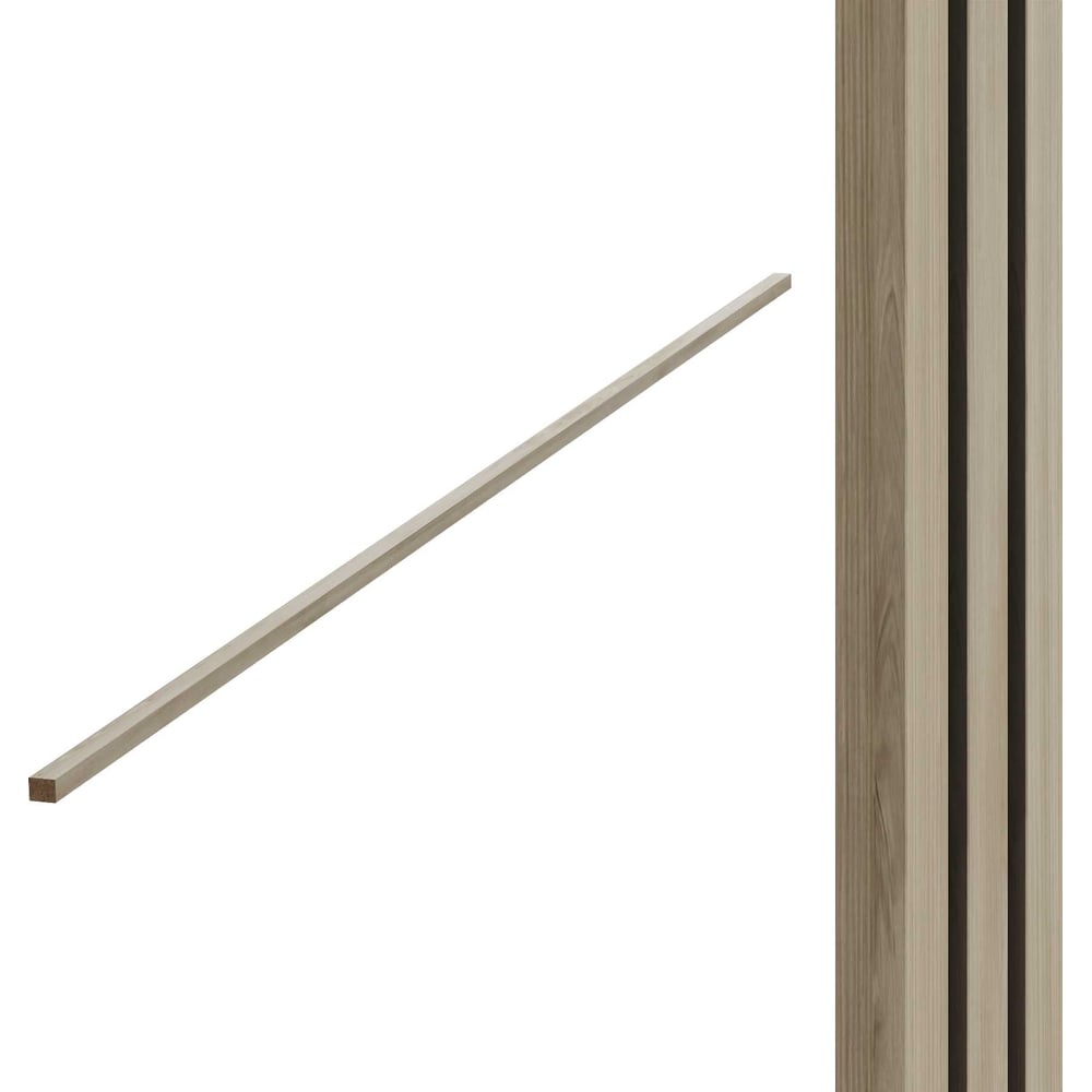 Изображение товара Торцевые планки Wood App дуб венгерский белый 2780x27x22 мм