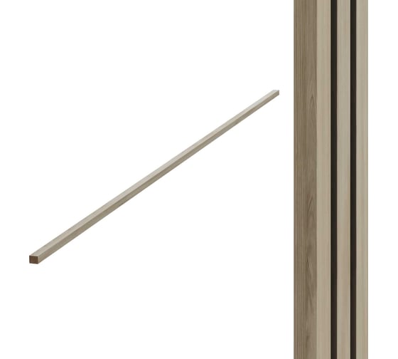 Изображение товара Торцевые планки Wood App дуб венгерский белый, 2780x27x22 мм 04-11-2780