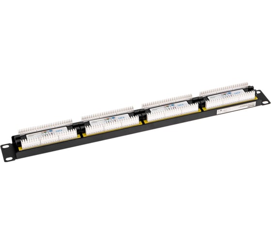 Изображение товара Патч-панель 19" REXANT 1U, 24 порта RJ-45, CAT 6, UTP 02-0234