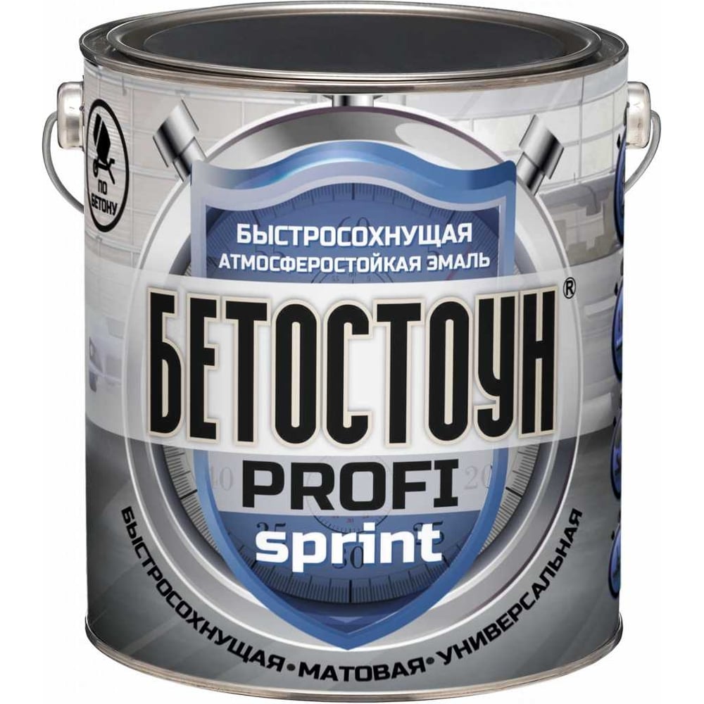 Изображение товара Атмосферостойкая эмаль для бетона Красковия Бетостоун Profi Sprint 3 кг