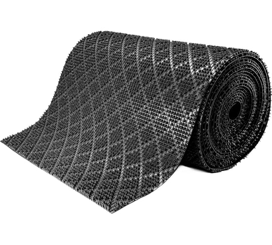 Изображение товара Щетинистое покрытие Sunstep ромб 0,90x15 м, черный 76-001