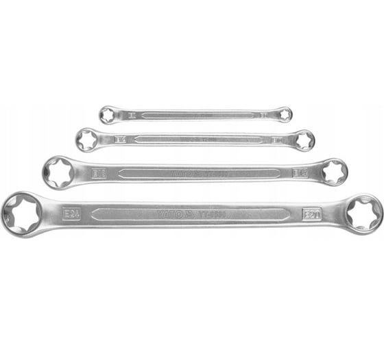 Изображение товара Набор накидных ключей YATO ТОRХ Е6-Е24 4шт. YT-0530 37140530 092 1