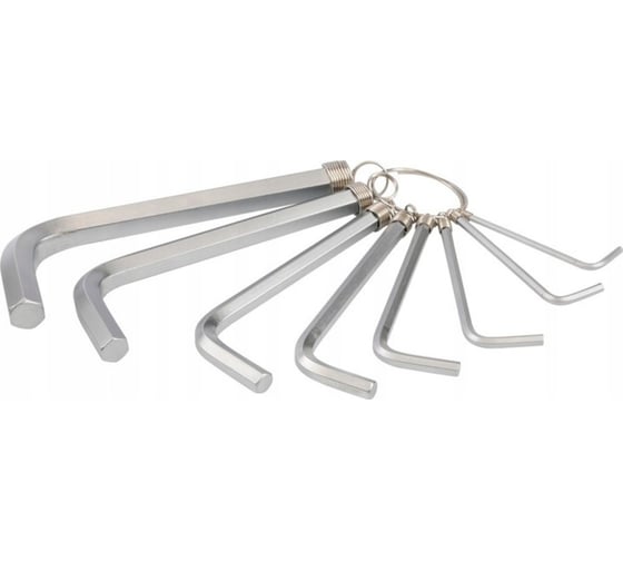 Изображение товара Набор шестигранников YATO 8шт. 2,0-10мм CrV YT-0503