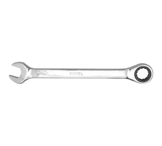 Изображение товара Комбинированный ключ с трещоткой VOREL 15мм 52657