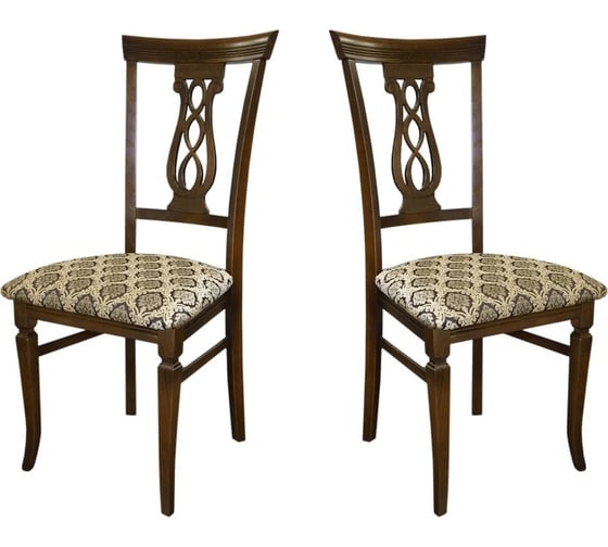 Изображение товара Комплект стульев Мебелик Агнесс орех, Маркус венге 2 шт П0006015 7898