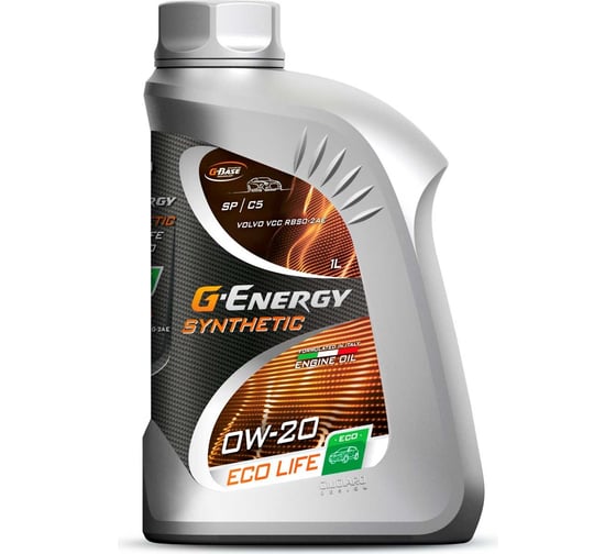 Изображение товара Масло G-ENERGY synthetic eco life 0w-20, 1 л 253140709