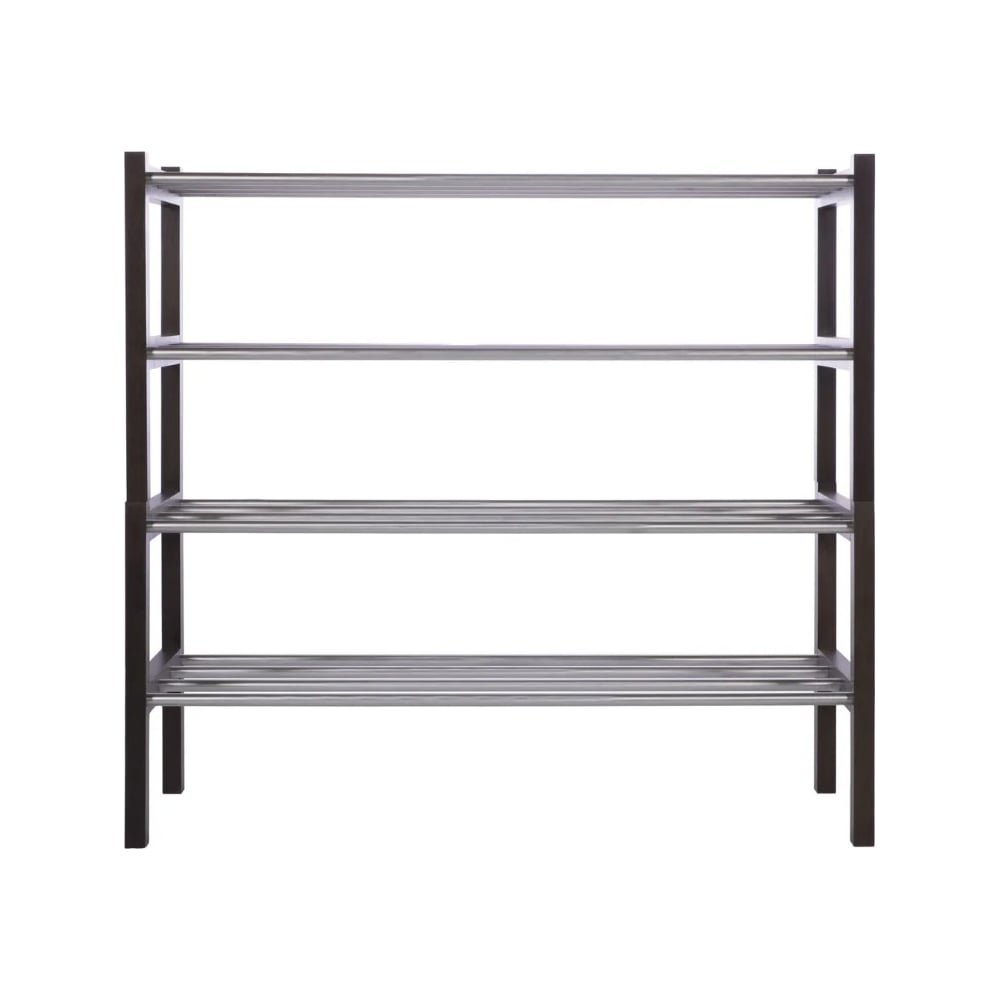 Изображение товара Комплект обувниц Мебелик Атлас венге 2 шт этажерки с 4 полками