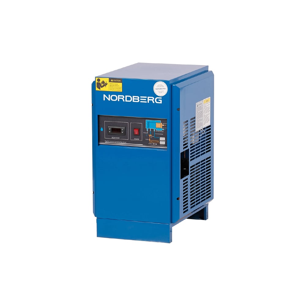 Изображение товара Осушитель воздуха NORDBERG NCD10 до 16 Бар, 1200 л/мин, 220 В, напольный