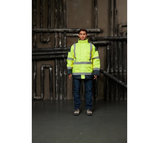 Изображение товара Сигнальная демисезонная куртка Delta Plus цв. флуоресцентный желтый, р. XXL EASYVJMXX