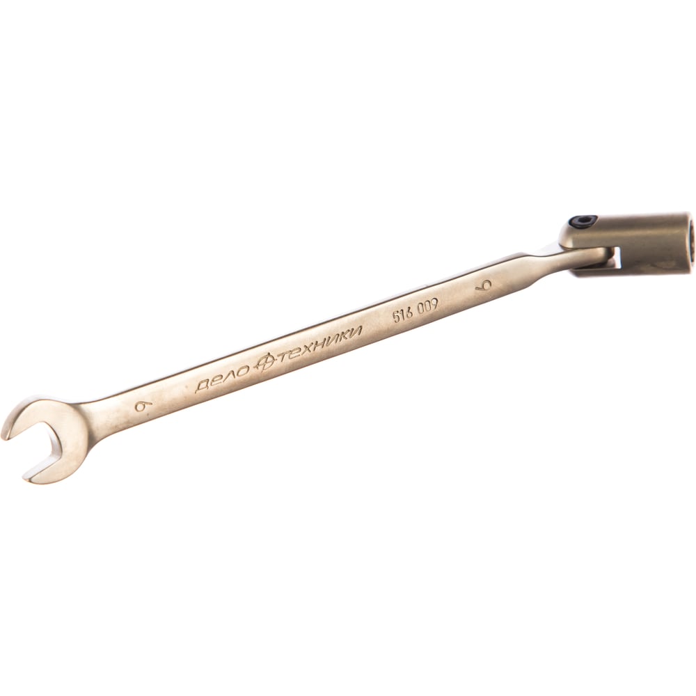 Комбинированный шарнирный ключ Дело Техники ключ шарнирный дело техники 517154 двусторонний 14х15 мм