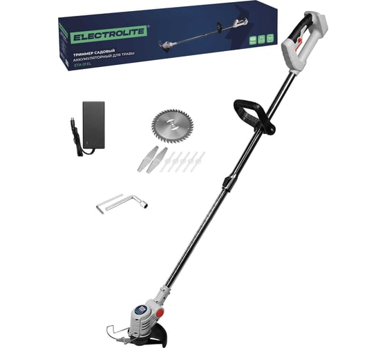 Изображение товара Садовый аккумуляторный триммер для травы Electrolite ета 01 EL 6060