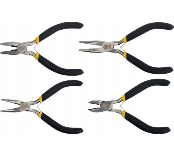 Изображение товара Пассатижи VOREL 125мм в наборе 4шт. 42308