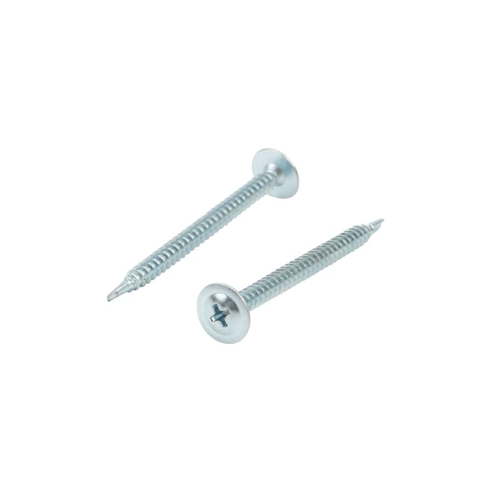 Изображение товара Саморез с прессшайбой KRANZ ПШС 4.2x50 мм, 400 шт, оцинкованный