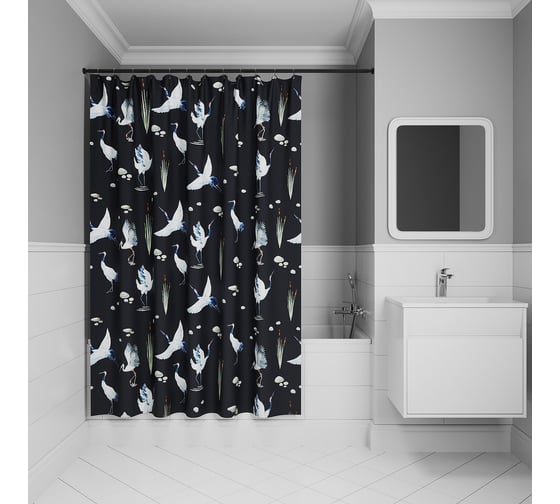 Изображение товара Штора для ванной IDDIS 200x180 см, полиэстер BP01P18i11