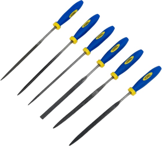 Изображение товара Набор надфилей VOREL 140мм-6шт. 25351