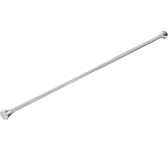 Изображение товара Карниз для ванной Tokito нержавеющая сталь 130-240 см, хром TOK-240CHR