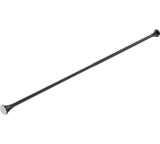 Изображение товара Карниз для ванной Tokito 130-240 см, черный матовый TOK-240BLK