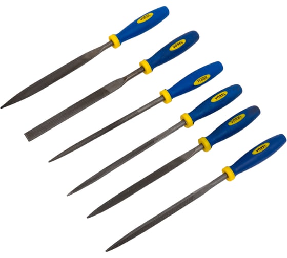 Изображение товара Набор надфилей VOREL 180мм-6шт. 25353