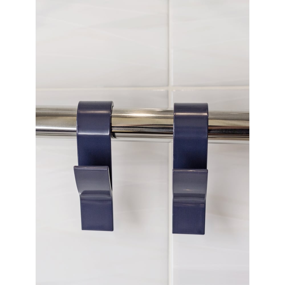 Изображение товара Комплект крючков Bath Plus пластик 2 шт., синие КП004