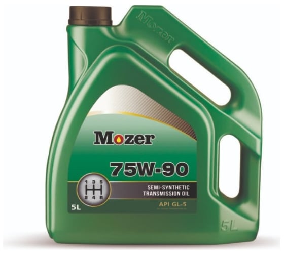 Изображение товара Трансмиссионное масло Mozer Kinetic SAE 75w-90 API GL-5, канистра 5 л 4630111