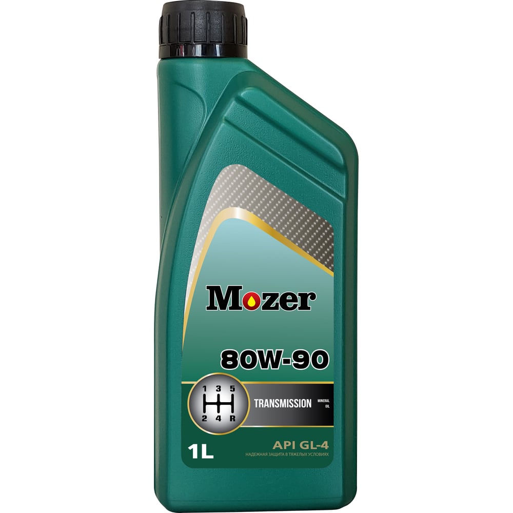 Изображение товара Трансмиссионное масло Mozer Transmission SAE 80w-90, API GL-4, канистра 1 л 4607717