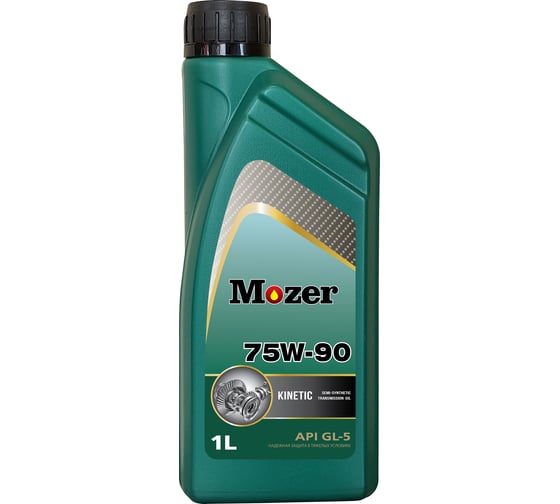 Изображение товара Трансмиссионное масло Mozer Kinetic SAE 75w-90 API GL-5, канистра 1 л 4635468