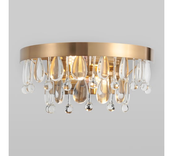 Изображение товара Бра Eurosvet с хрусталем 60165/2 латунь a065756