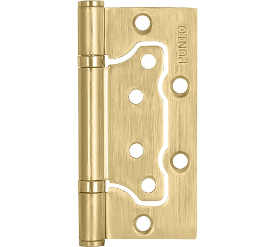 Изображение товара Универсальная петля без врезки PUNTO 200-2B 100x2,5 SB мат. золото 35493