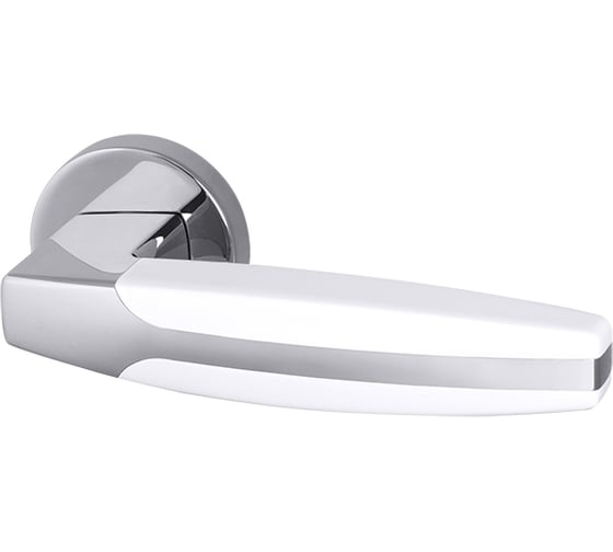 Изображение товара Раздельная ручка ARMADILLO ARC URB2 CP/White-14 хром/белый 34263