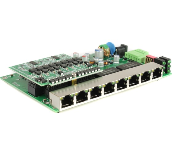 Изображение товара Бескорпусной промышленный PoE коммутатор OSNOVO SW-80800/IC-P на 8 портов sct1474